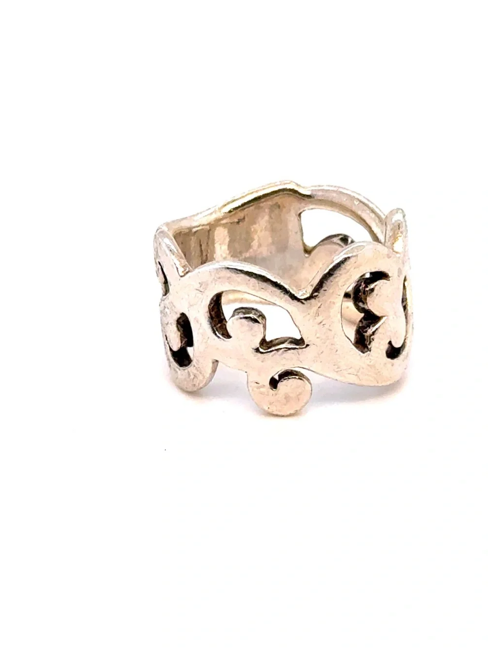 Silpada‎ Sterling Silver Openwork Heart & Scroll Ring